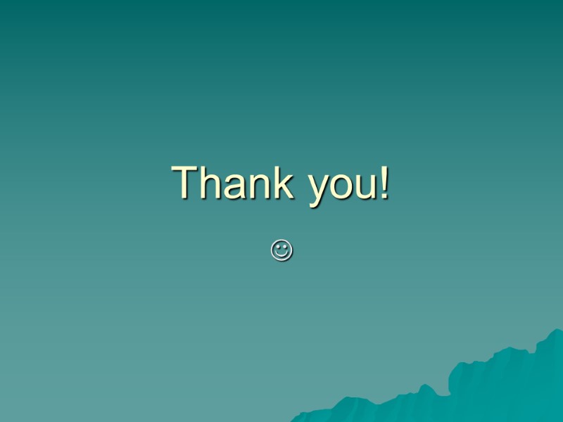 Thank you! 